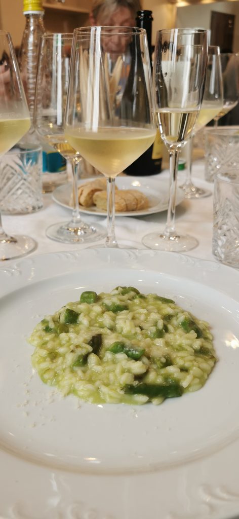 Risotto agli asparagi di Santena e Parmigiano Reggiano