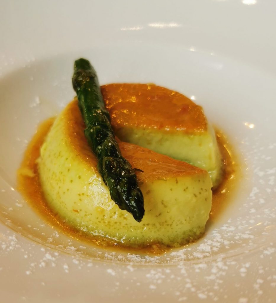 Creme caramel agli asparagi di Santena