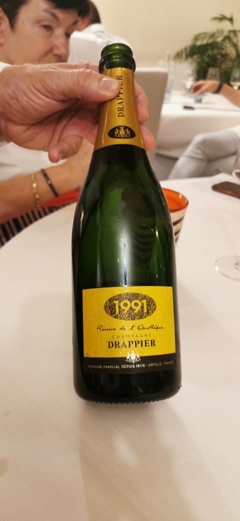 Drappier reserve de l'Oenotheque 1991 Ristorante Valli di Lanzo a Ceres