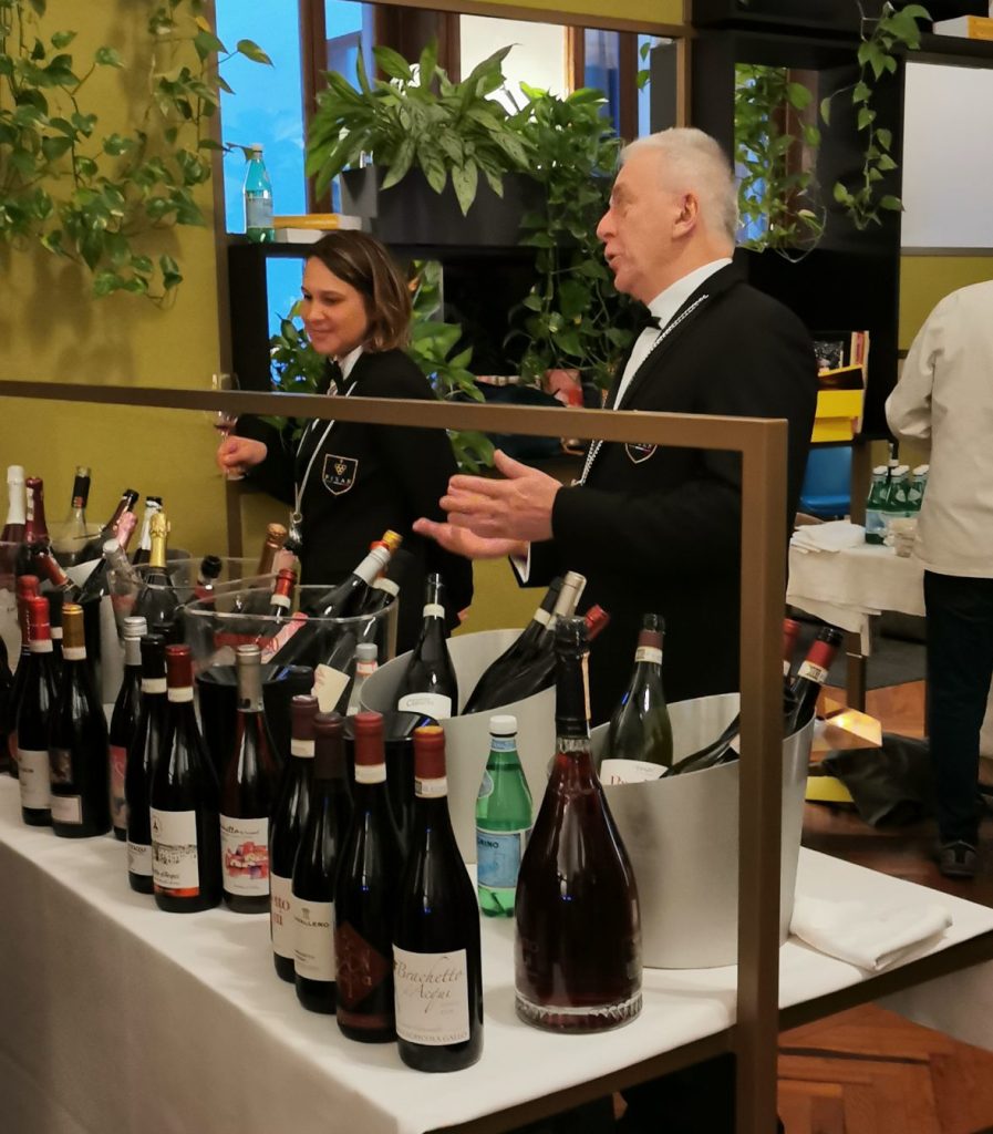 Brachetto on tour. Degustazione di Brachetto a Palazzo Copernico. Città del gusto Torino.