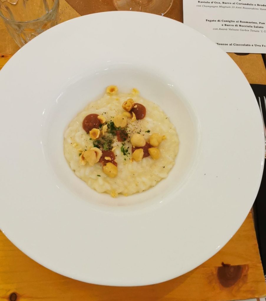 Risotto al Castelmagno Rossorubino enoteca